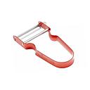 Victorinox - Éplucheur en acier inoxydable - REX - Argenté/rouge