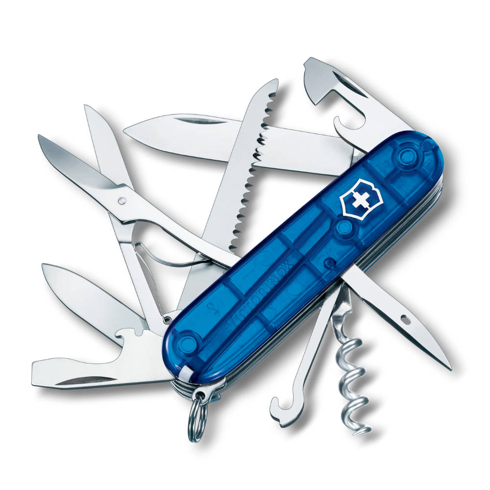 Victorinox - Huntsman Bleu Transparent