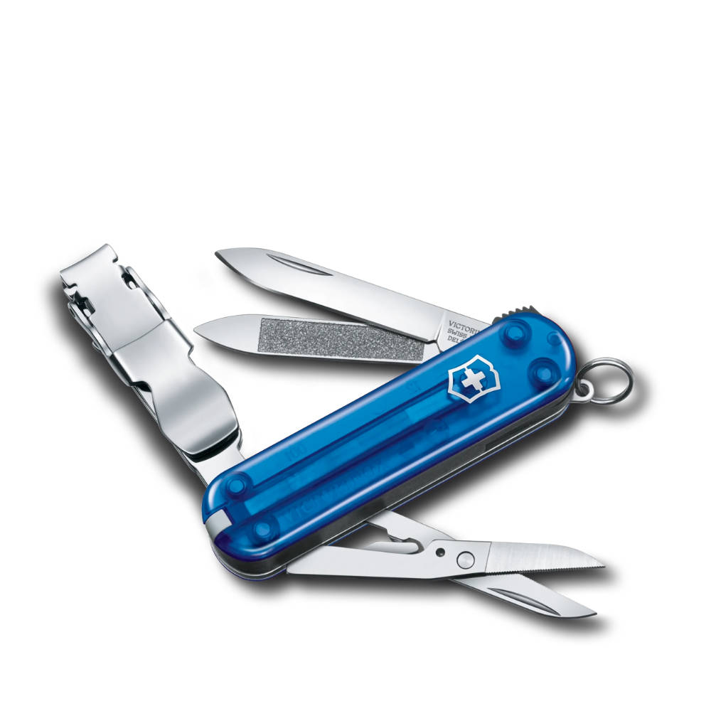 Victorinox - Nail Clip Bleu Transparent