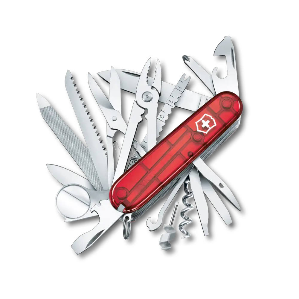 Victorinox - Swiss Champ - Rouge transparant