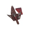 Dovo - Brown Triangle Manicure Set