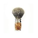 Joris - Pure White Shaving Brush - Tuya Burl - 20mm