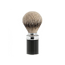 Muehle - Traditional -  Blaireau Silvertip - Résine noire - 19mm 