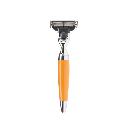 Muehle - Pen - Orange Resin - Mach 3 Multi-blade Shaver