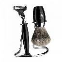 Muehle - Kosmo - 3 Piece Shaving Set - Black Resin
