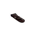 Gentleman - Brown Leather Pouch - Large Model