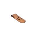 Gentleman - Camel leather clutch bag - Large Model