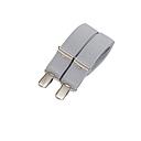 Skinny clip-on suspenders – Pearl grey