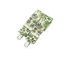 Skinny clip-on suspenders – Printed theme Mushroom