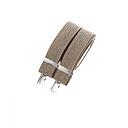 Brede clip-on bretellen - Tweed Kaki