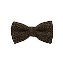 Jaggs - Bow tie Tweed "Dundee" - Chevron marron et orange