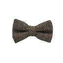 Jaggs - Bow tie Tweed "Dundee" - Chevron marron clair