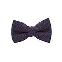 Jaggs - Nœud papillon Tweed "Dundee" - Chevron mauve