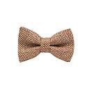Jaggs - Vlinderdas Tweed "Dundee" - Chevron orange