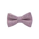 Jaggs - Bow tie Tweed "Dundee" - Chevron rose
