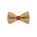 Jaggs - Cork bow tie "Merlot" - Red Ring