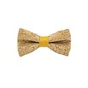 Jaggs - Cork bow tie "Merlot" - Yellow Mustard Ring