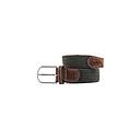 Billybelt - Ceinture tressée élastique - Vert Kaki - Taille 1