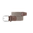 Billybelt - Elastic braided belt - Beige Taupe - Size 2