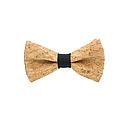 Jaggs - Cork bow tie "Merlot" - Black Ring
