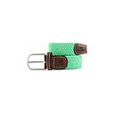 Billybelt - Elastische gevlochten riem - Muntgroen - Maat 1
