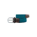 Billybelt - Elastische gevlochten riem - Scarab blauw - Maat 1