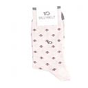 BillyBelt - Chaussettes coton unie - Beige Paon
