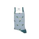 BillyBelt - Chaussettes coton unie - Feuilles vertes