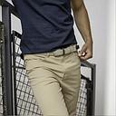Billybelt - Elastische gevlochten riem - Naturel - Maat 1