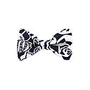 Jaggs - Nœud papillon Liberty "Mono Gatsby" - Bleu Marine