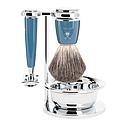 Muehle - Rytmo - 3 Piece Shaving Set - Blue Resin