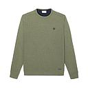 BillyBelt - Organic cotton sweatshirt 400 gr - Kaki Chiné - M