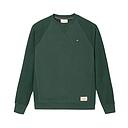 BillyBelt - Organic cotton sweatshirt 400 gr - Mottled green - L