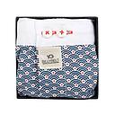 BillyBelt - Organic cotton boxer shorts - Blue Wave - Size L