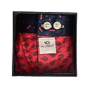 BillyBelt - Organic cotton boxer shorts - Red Jungle - Size M