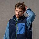 BillyBelt - Sleeveless Sherpa Jacket - Navy - S