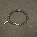 Willems - Fantasie armband - Lavasteen en staal
