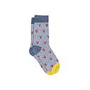BillyBelt - Combed cotton socks Animals - Lobster