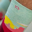 BillyBelt - Combed cotton patterned socks - Brice Canyon