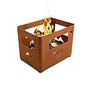 Hofats - BEER BOX Fire Basket rusty