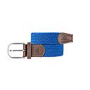 Billybelt - Ceinture tressée élastique - Bleu Grec - Taille 2