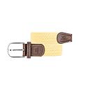 Billybelt - Elastic braided belt - Jaune Topaze - Size 2
