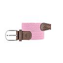 Billybelt - Elastische gevlochten riem - Misty Rose - Maat 2