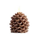 Uyini - LED candle Pine cone - Brown