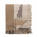 Blooming Ville - Maji Plaid en coton recyclé - Marron